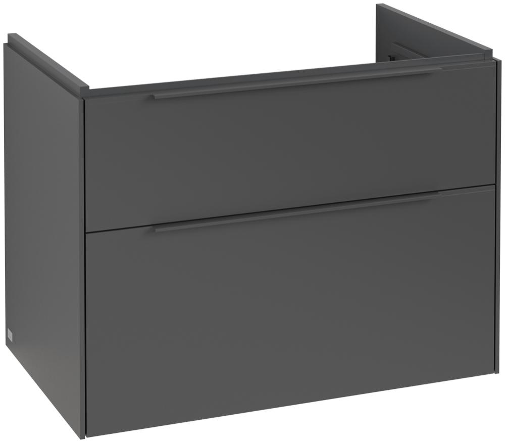 Villeroy & Boch Subway 3.0 Waschbeckenunterschrank, Mit Beleuchtung, 2 AuszüGe, 772 X 579 X 462 Mm, C574L2VR