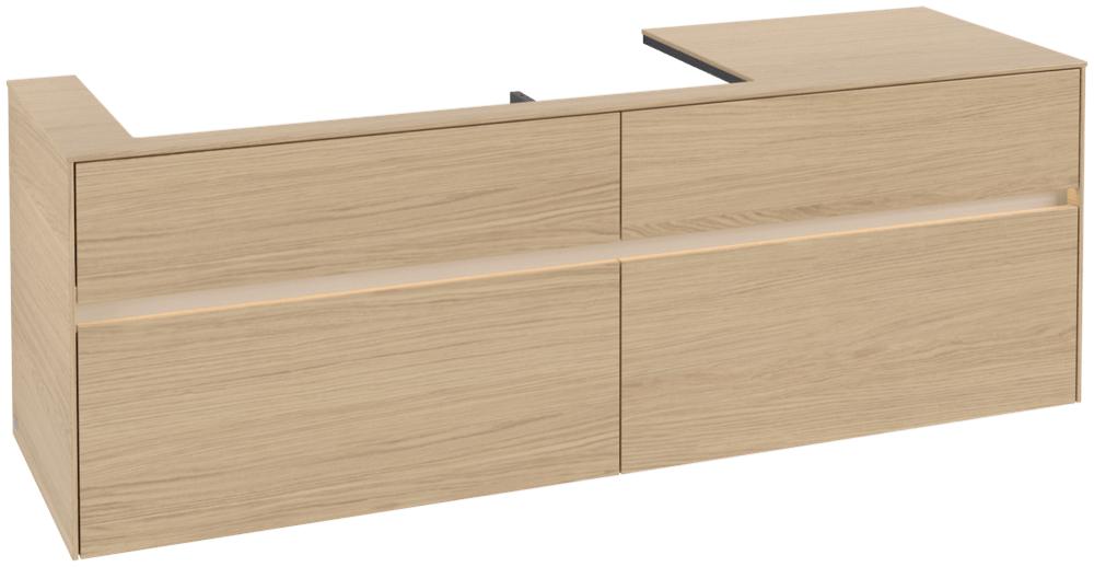 Villeroy & Boch Waschtischunterschrank Collaro C029B0 1600X548X500Mm Mit Beleuchtung C029B0VJ