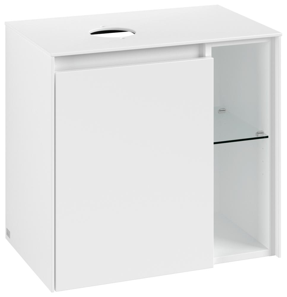 Villeroy & Boch Waschtischunterschrank Collaro 600X548X380Mm 1Trg. A:Li Waschbecken Li White Matt C15200MS