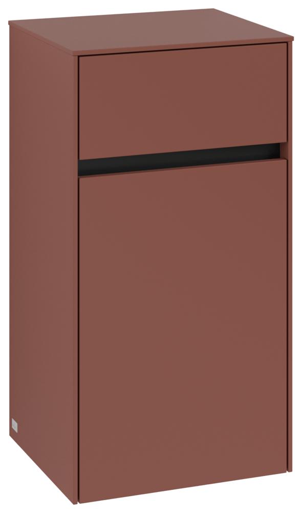 Villeroy & Boch Seitenschrank Collaro 404X748X349Mm 1 TüR 1 Schublade A:Li Wine Red C03200AH