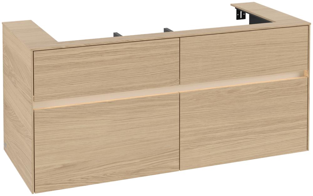 Villeroy & Boch Waschtischunterschrank Collaro C091B0 1200X548X500Mm Mit Beleuchtung C091B0VJ
