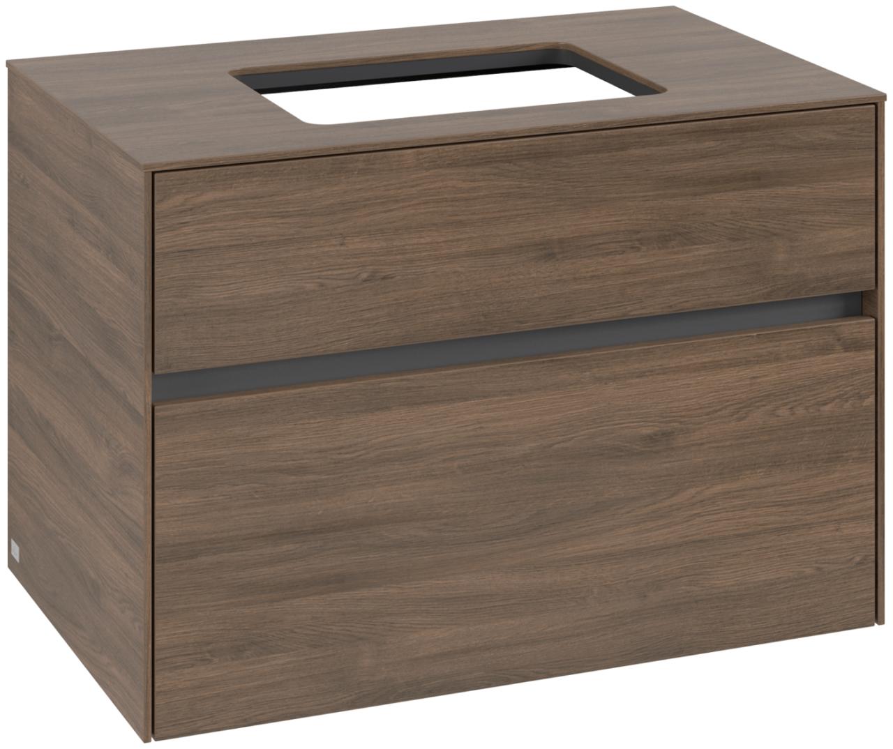 Villeroy & Boch Waschtischunterschrank Collaro C10800 800X548X500Mm Arizona Oak C10800VH
