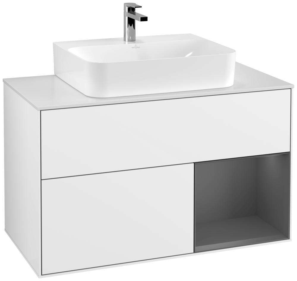 Villeroy & Boch Waschtischunterschrank Finion F12 1000X603X501Mm Wt Mittig, F121GKGF F121GKGF