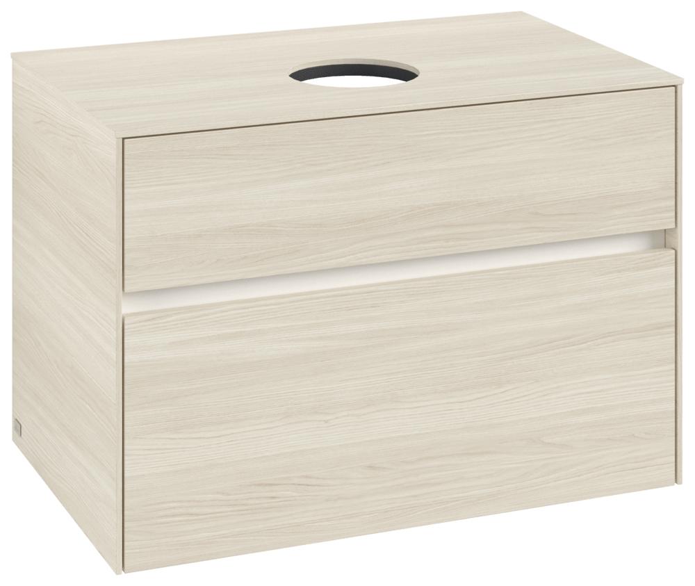 Villeroy & Boch Waschtischunterschrank Collaro C037B0 800X548X500Mm M. Bel. 2 Ausz. Waschtisch Mitti C037B0AA