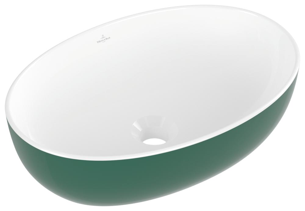 Villeroy & Boch Aufsatzwaschbecken Artis 480X325Mm Oval Ohne ÜBerlauf Forest 438848BCS7
