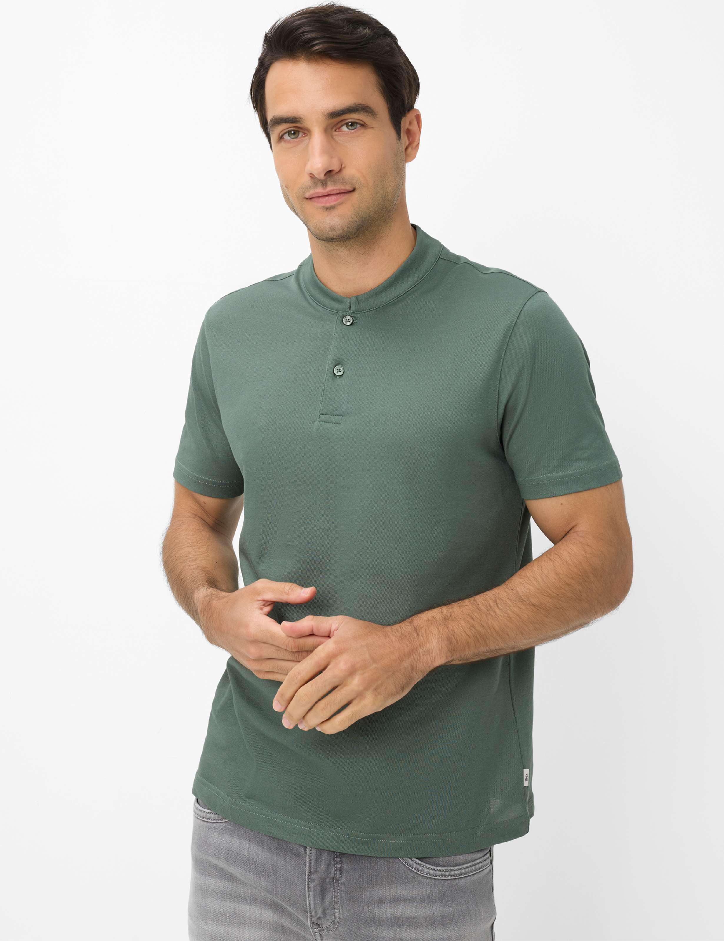 T-Shirt Brax "Style PelÉ", Jungen, Gr. Xxxl (58/60), GrüN, 65% Baumwolle, 35% Polyester, Shirts T-Shirt
