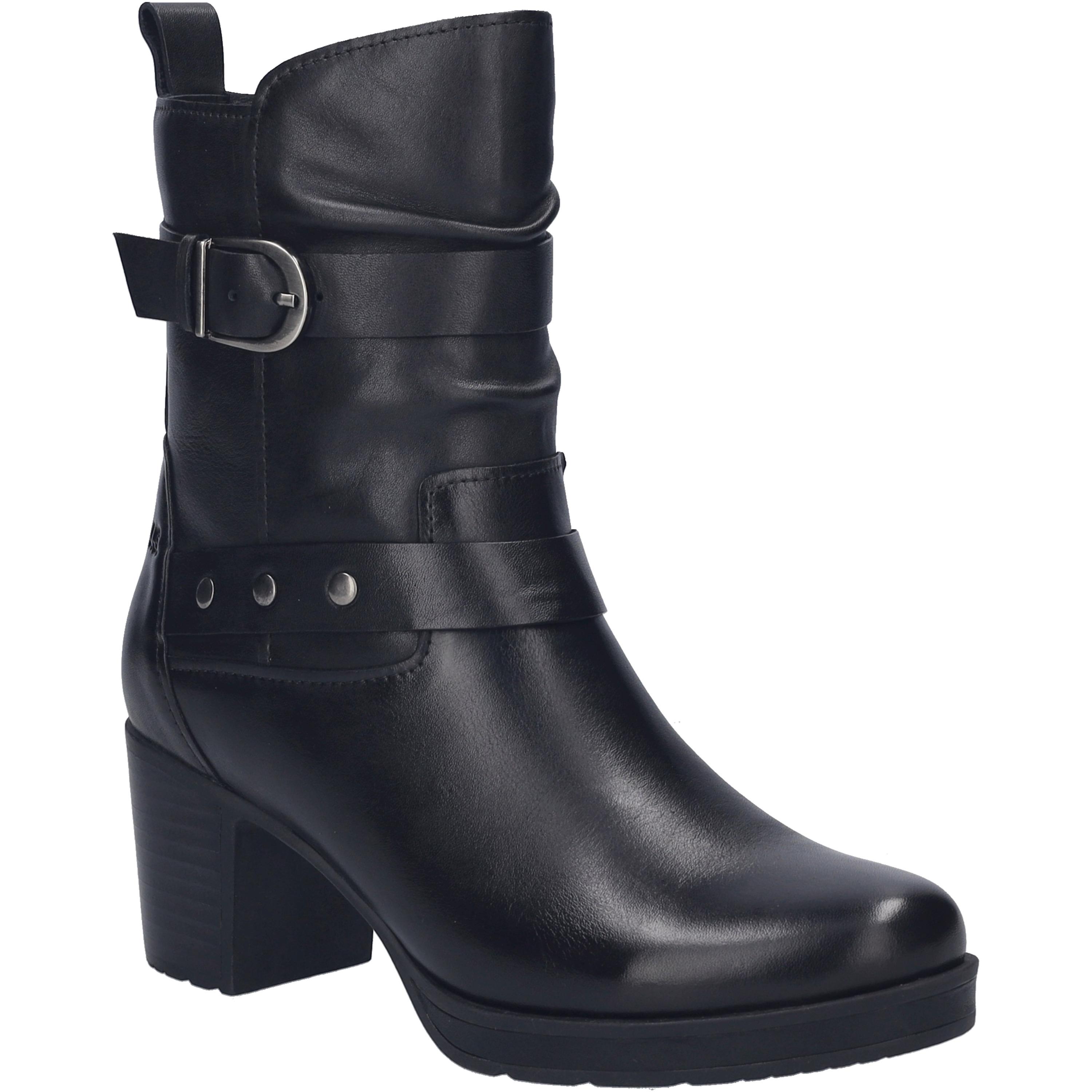 Stiefel Josef Seibel "Gloria 07, Schwarz", Damen, Gr. 38, Schwarz, Obermaterial: 100% Rindsleder Leather Cow., Schuhe Stiefel