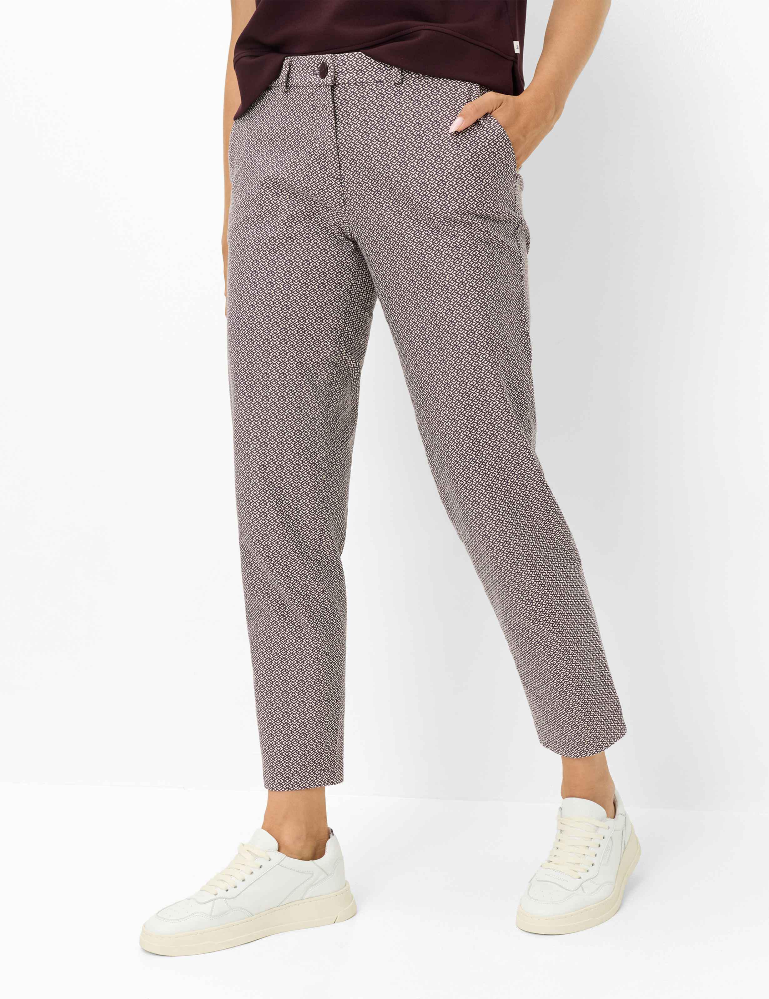 Brax Damen Chino Style Maron S Blackberry Violet, Dunkles Lila, Gr. 44L
