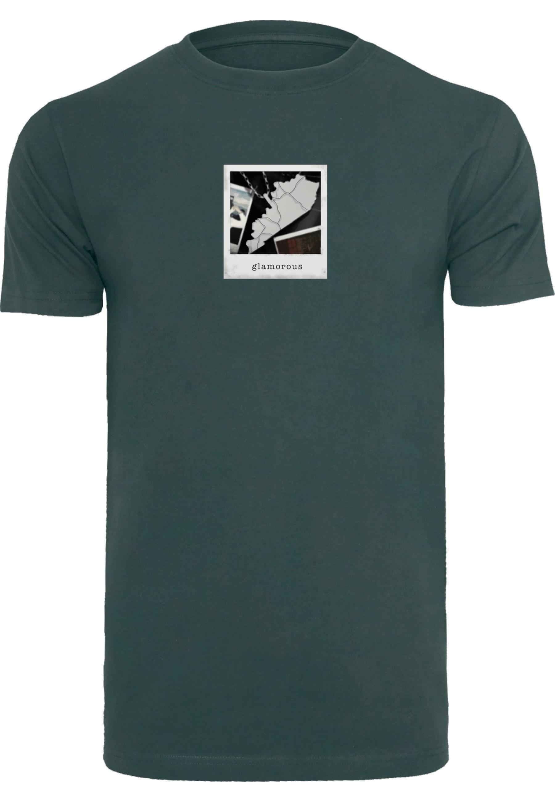 T-Shirt Mistertee "Mistertee Glamorous Memory Tee", Jungen, Gr. S, GrüN (BottlegrüN), 100% Baumwolle, Bedruckt, Normal, Rundhals, Shirts T-Shirt