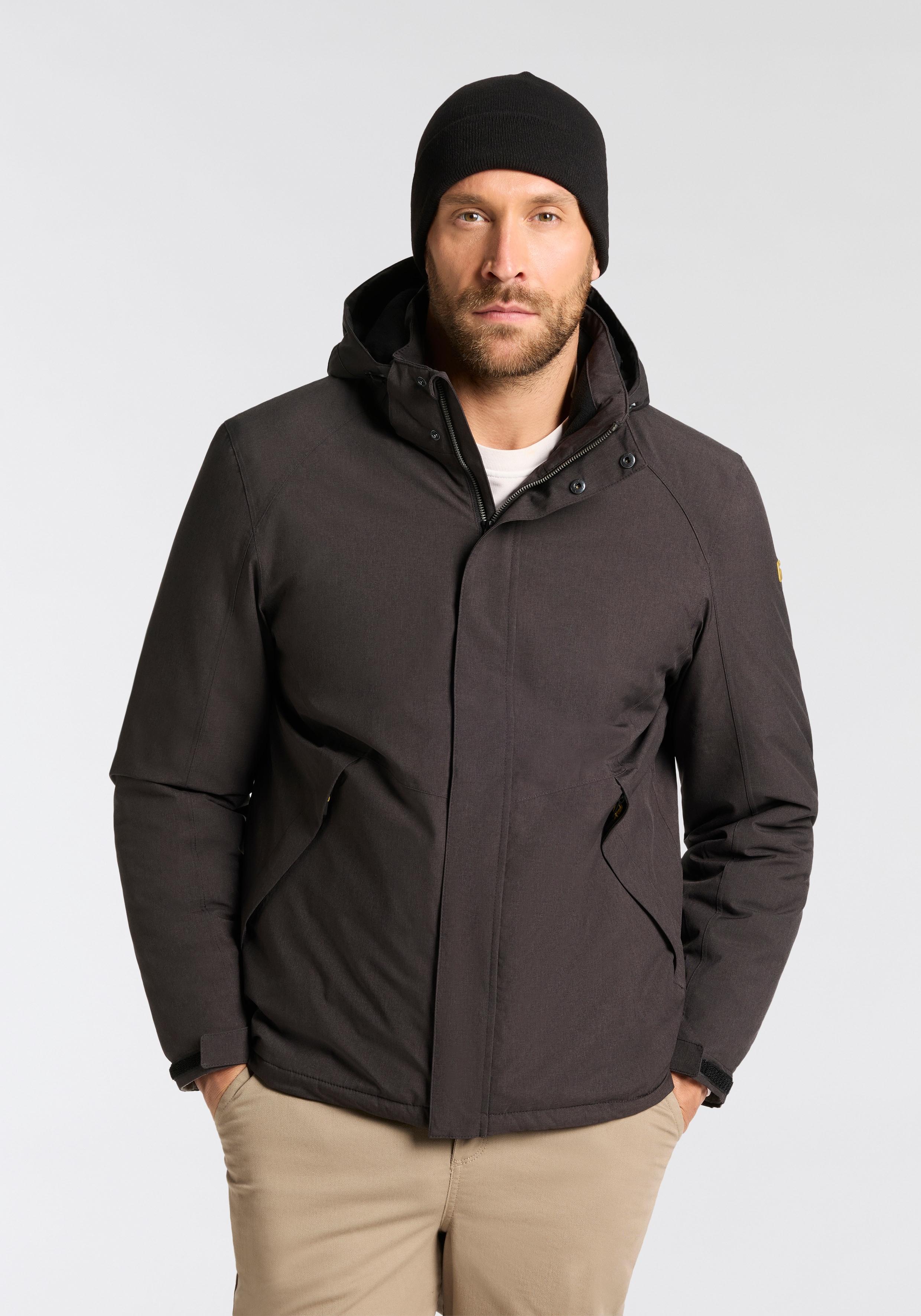 Outdoorjacke KILLTEC "KOW 4 MN JCKT", Herren, Gr. M, dunkelanthra, Obermaterial: 100% Polyester. Futter: 100% Polyester. Wattierung: 100% Polyester, Jacken Outdoorjacke