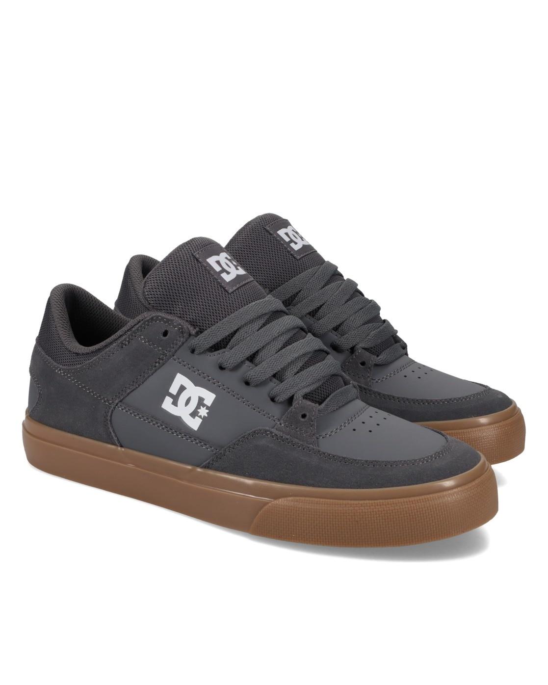 Sneaker Dc Shoes "Onyx", Herren, Gr. 7,5(40), Grau, Gum, Obermaterial:58, 5% Leder, 32, 7% Synthetik, 8, 8% Microfaser;, Schuhe Sneaker