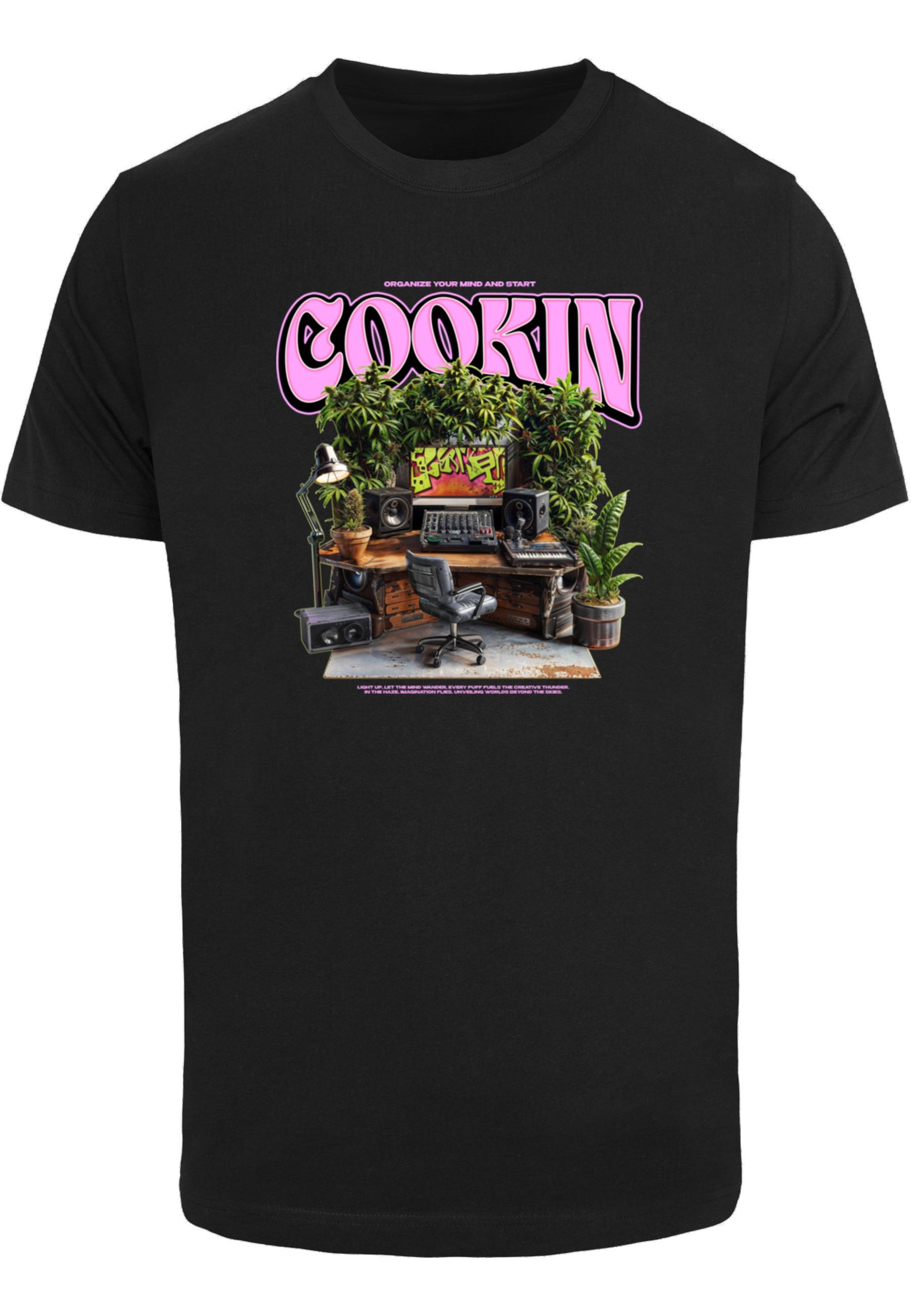 T-Shirt Mistertee "Mistertee Cookin Tee", Jungen, Gr. Xs, Schwarz, 100% Baumwolle, Bedruckt, Normal, Rundhals, Shirts T-Shirt
