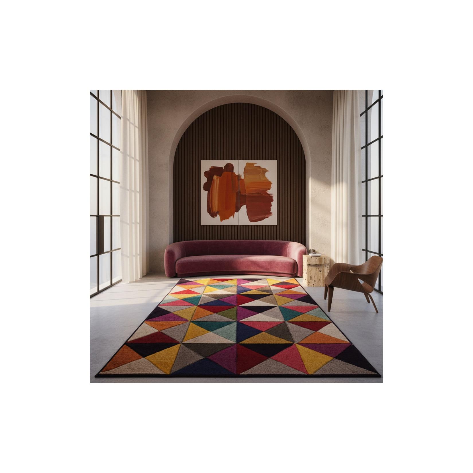 Teppich Handgeschnitzt Bunt 160 X 230 Cm - Meon Kadima Design