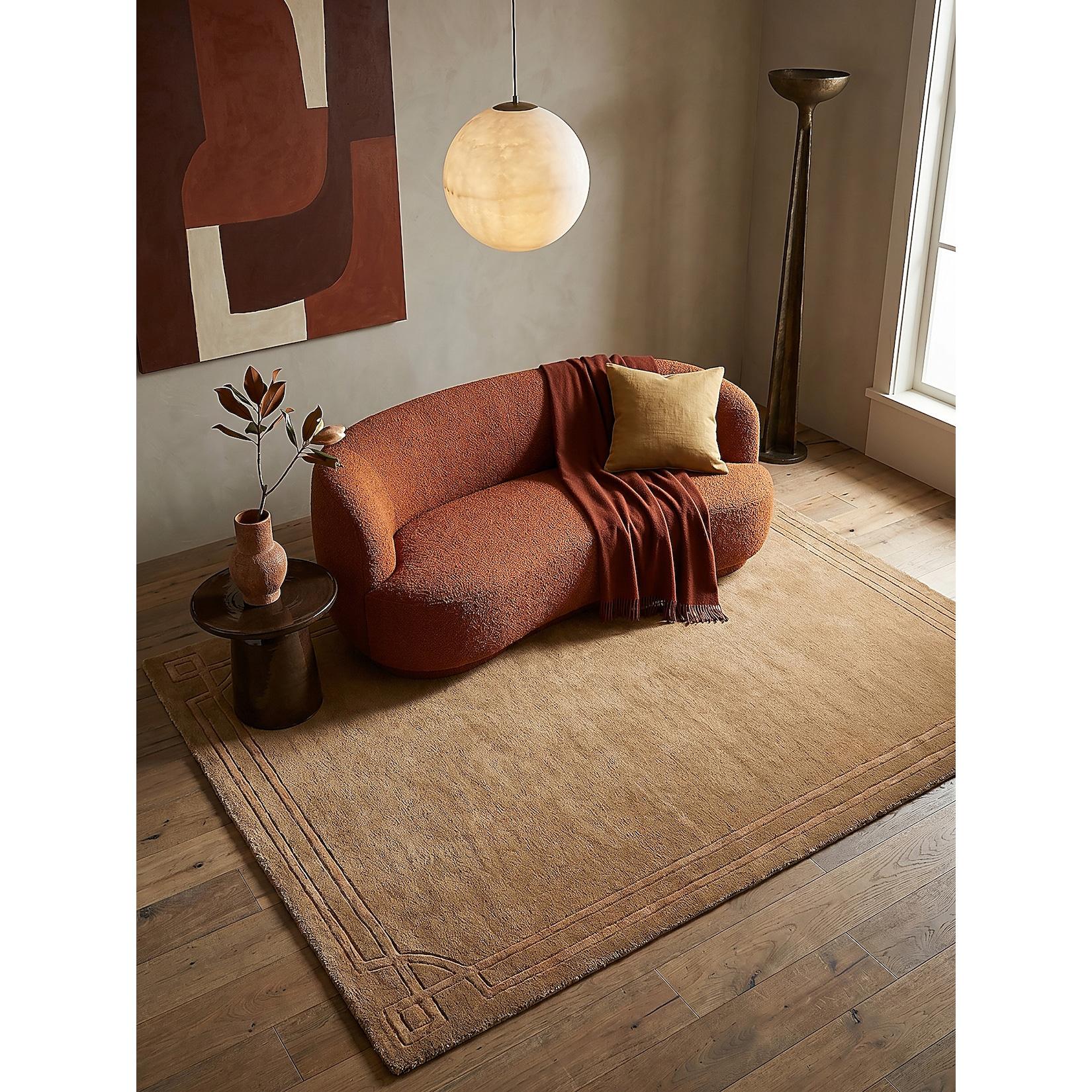 Wollteppich BordüRe Ocker 200 X 290 Cm - Glen Kadima Design