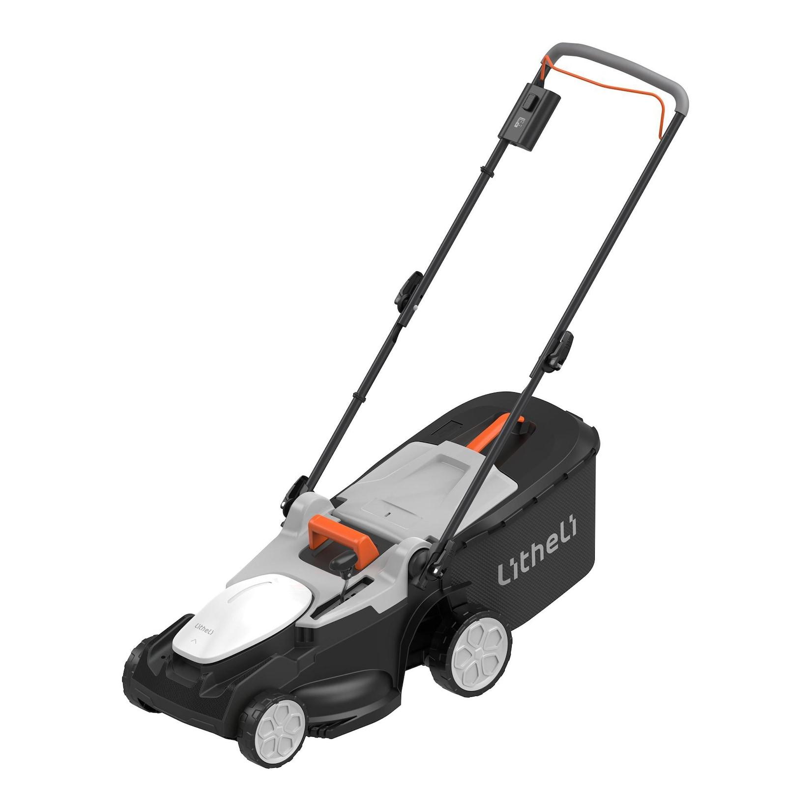 Litheli U20 Handy+ Rasenmäher 20 V (33 cm Schnittbreite, 300 m² geeignet, 3400 U/min, 5-fach Höhenverstellung, 25?65 mm Schnitthöhe, 4.0 Ah SE Akku)