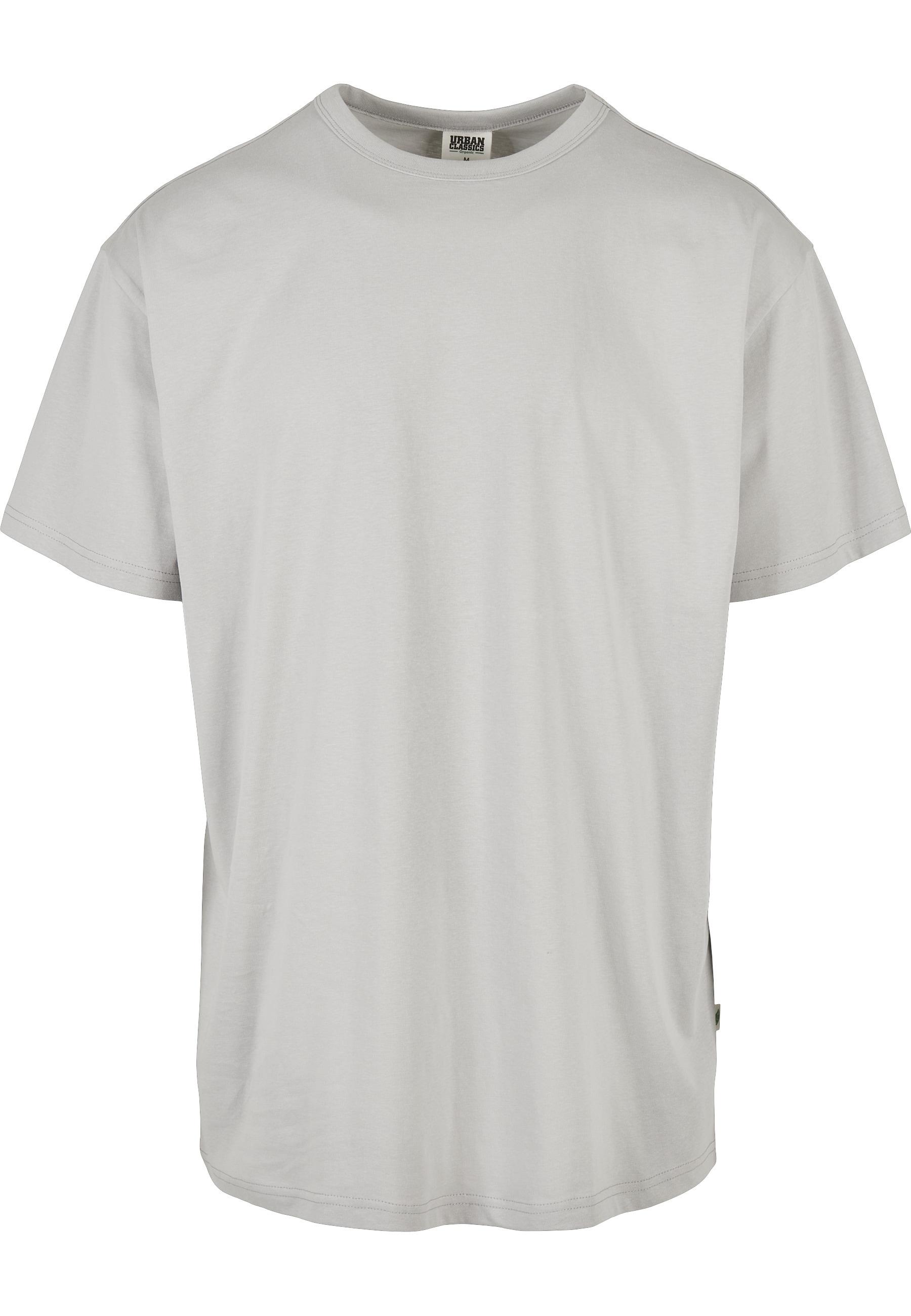 T-Shirt Urban Classics "Urban Classics Herren Organic Basic Tee", Jungen, Gr. M, Lightasphalt, 100% Baumwolle, Unifarben, Normal, Rundhals, Shirts T-Shirt