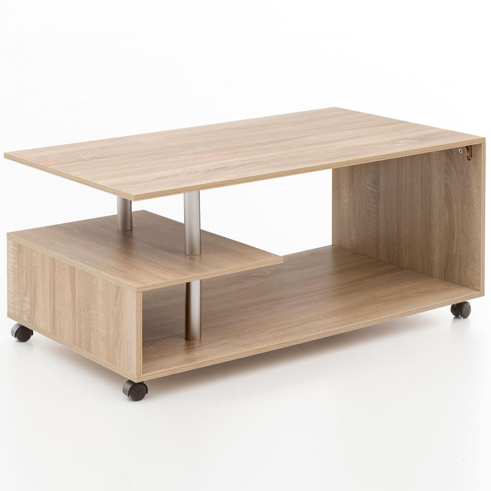 Kadima Design Couchtisch "Eleganza"", Stilvoll, GeräUmige AblagefläChen, Melaminharzbeschichtung."