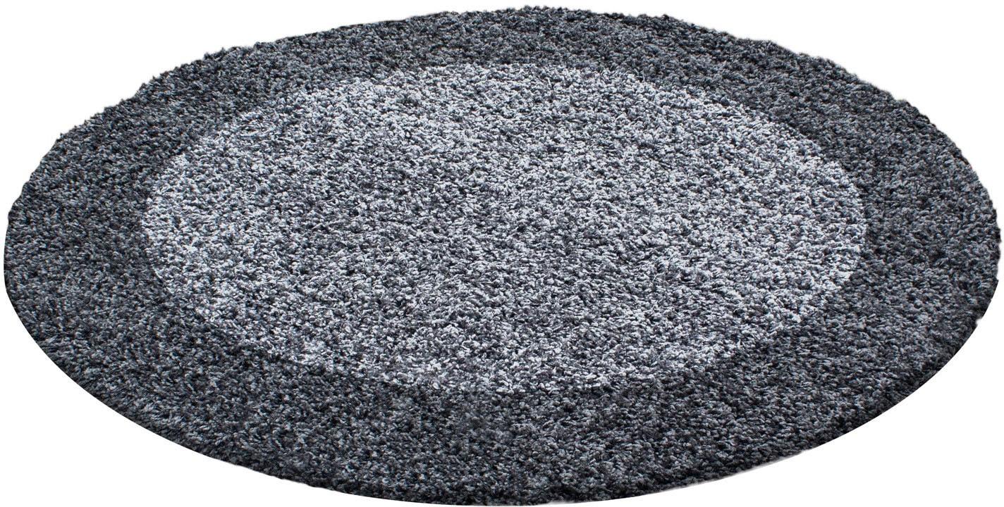 Hochflor-Teppich Ayyildiz Teppiche "Life Shaggy 1503", Grau, H:30Mm Ø:200Cm, Kunstfaser, Teppiche, Rechteckig, Auch Als LäUfer ErhäLtlich, Shaggy, Langflor, Wohnzimmer