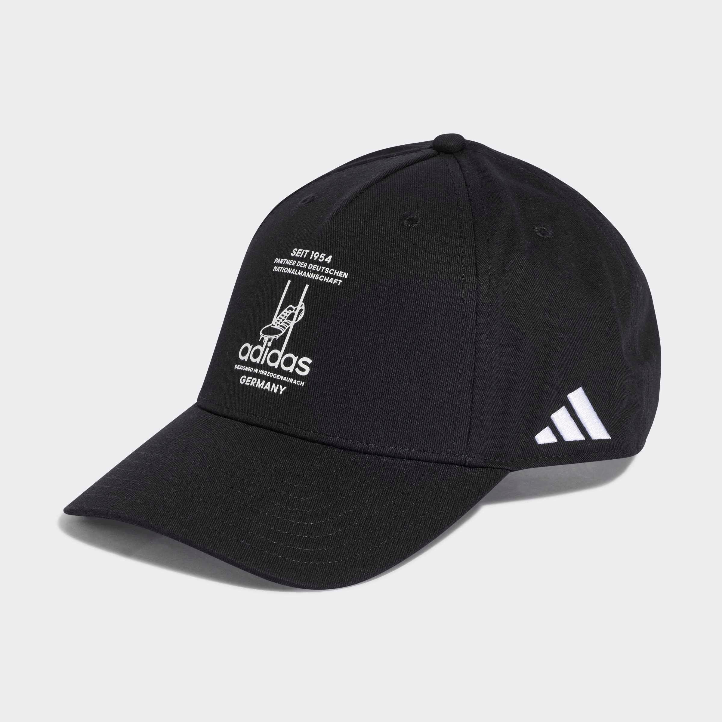 Baseball Cap Adidas Performance "Dfb Bb Cap", Damen, Schwarz (Schwarz, Weiß), Obermaterial: 100% Baumwolle, Caps