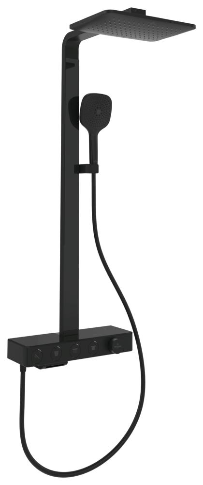 Villeroy & Boch Duschsystem Infinity Showers 413X1055X561Mm Wandm Matt Black TVS110005000K5