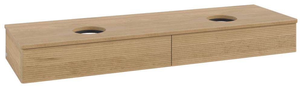 Villeroy & Boch Waschtischunterschrank Antao L17_1 1600X190X500Mm Mit Beleuchtung Mit Struktur Fk/Ap L17111HN