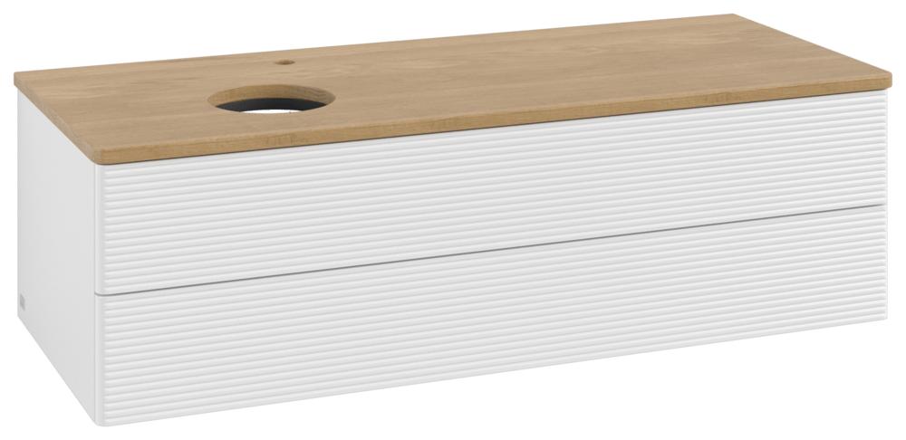 Villeroy & Boch Waschtischunterschrank Antao L22_5 1200X360X500Mm Mit Beleuchtung Mit Struktur Fk/Ap L22151GF