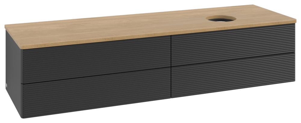 Villeroy & Boch Waschtischunterschrank Antao L27_1 1600X360X500Mm Mit Beleuchtung Mit Struktur Fk/Ap L27111PD