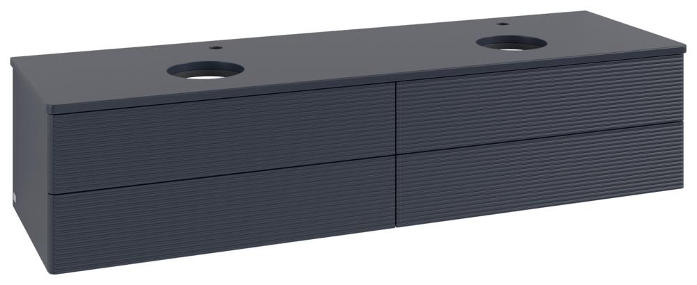 Villeroy & Boch Waschtischunterschrank Antao L28_5 1600X360X500Mm Mit Beleuchtung Mit Struktur Fk/Ap L28150HG