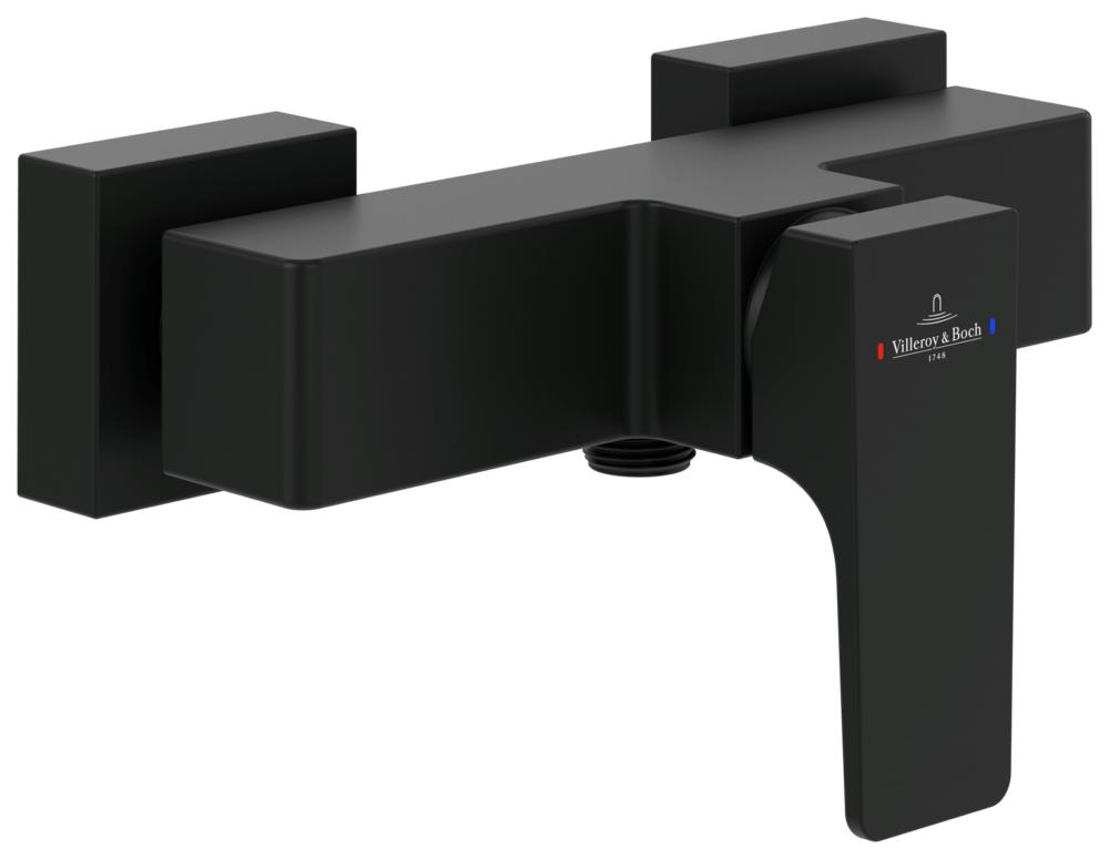 Villeroy & Boch Einhebel-Duscharmatur Architectura Square 210X112X122Mm Matt Black TVS125001000K5