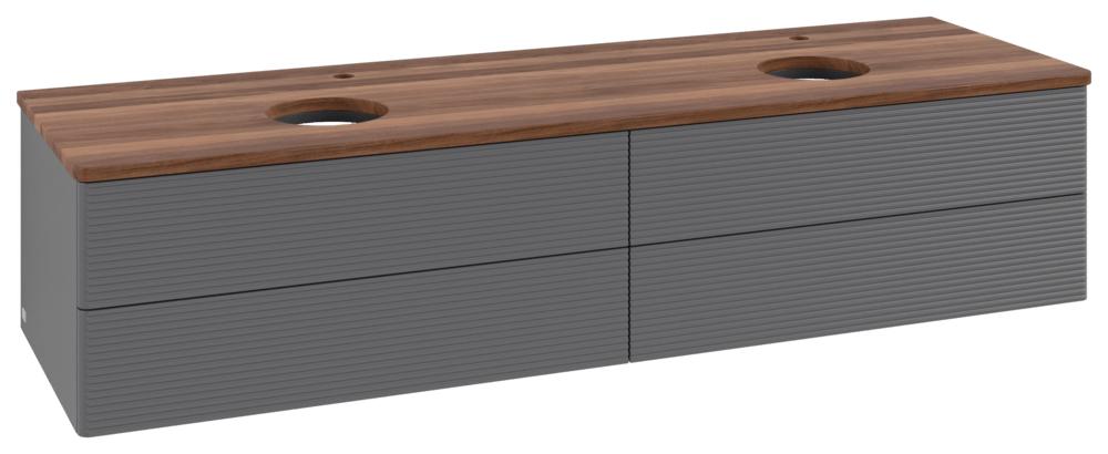 Villeroy & Boch Waschtischunterschrank Antao K28_5 1600X360X500Mm Mit Struktur Fk/Ap: GK/2 K28152GK