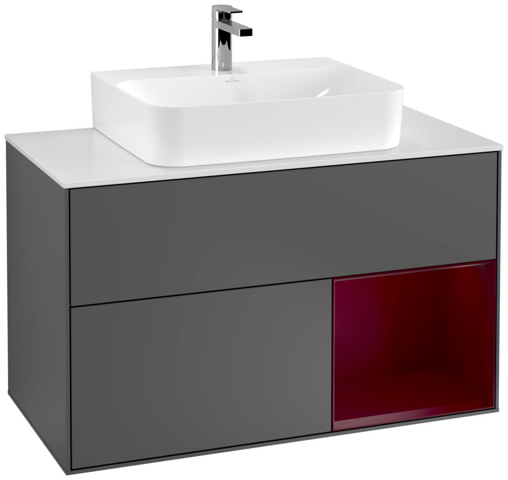 Villeroy & Boch Waschtischunterschrank Finion G12 1000X603X501Mm Wandbel Wt Mit., G121HBGK G121HBGK