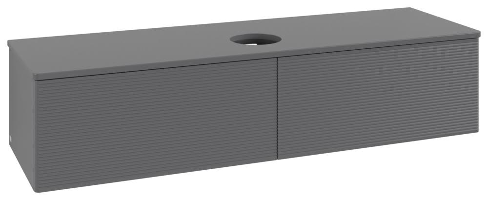 Villeroy & Boch Waschtischunterschrank Antao L36_1 1600X360X500Mm Mit Beleuchtung Mit Struktur Fk/Ap L36110GK