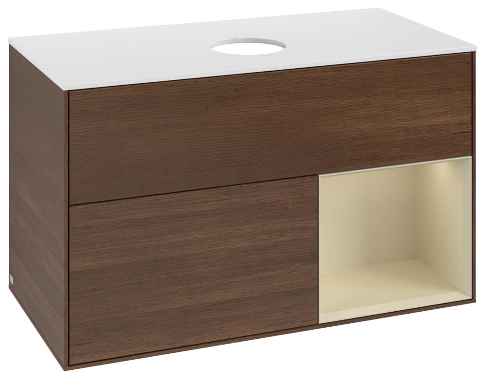 Villeroy & Boch Waschbeckenunterschrank Finion GA2 1000X603X501Mm M Bel Fk/Re/Ap: GN/HJ/1 GA21HJGN