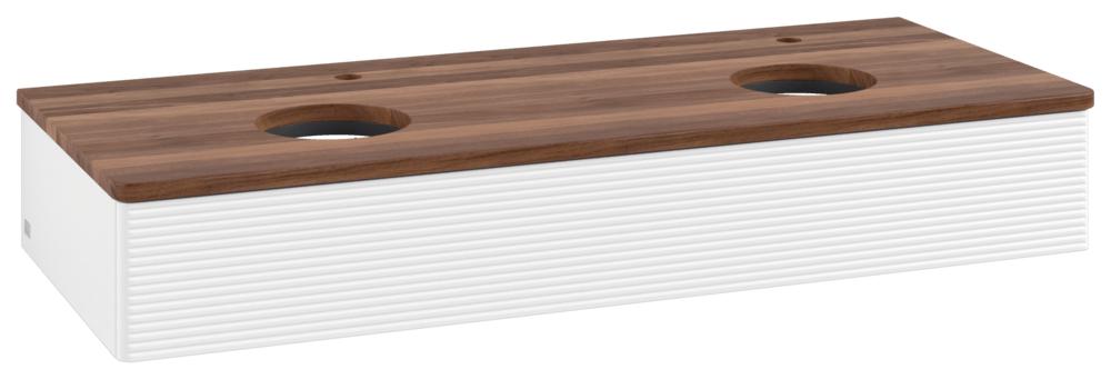 Villeroy & Boch Waschtischunterschrank Antao L13_5 1200X190X500Mm Mit Beleuchtung Mit Struktur Fk/Ap L13152MT