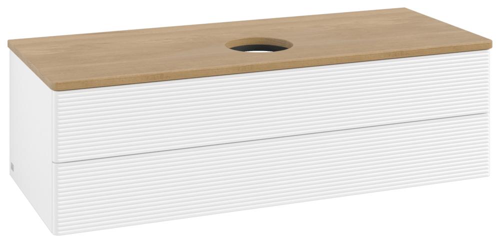 Villeroy & Boch Waschtischunterschrank Antao L21_1 1200X360X500Mm Mit Beleuchtung Mit Struktur Fk/Ap L21111MT