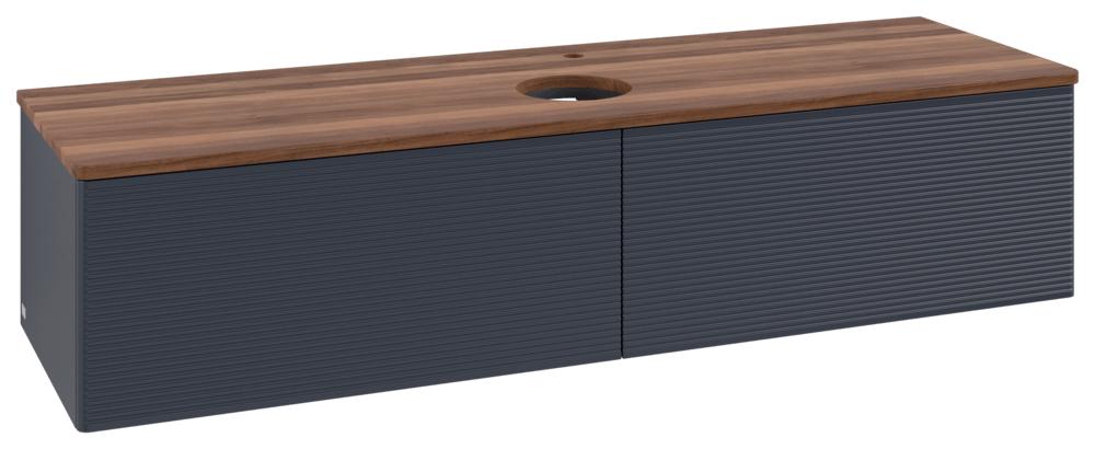 Villeroy & Boch Waschtischunterschrank Antao L36_5 1600X360X500Mm Mit Beleuchtung Mit Struktur Fk/Ap L36152HG