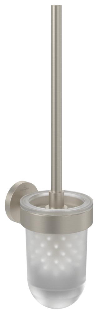 Villeroy & Boch ToilettenbüRstengarnitur Elements - Tender 94X118X353Mm Brushed Nickel Matt TVA15101600064