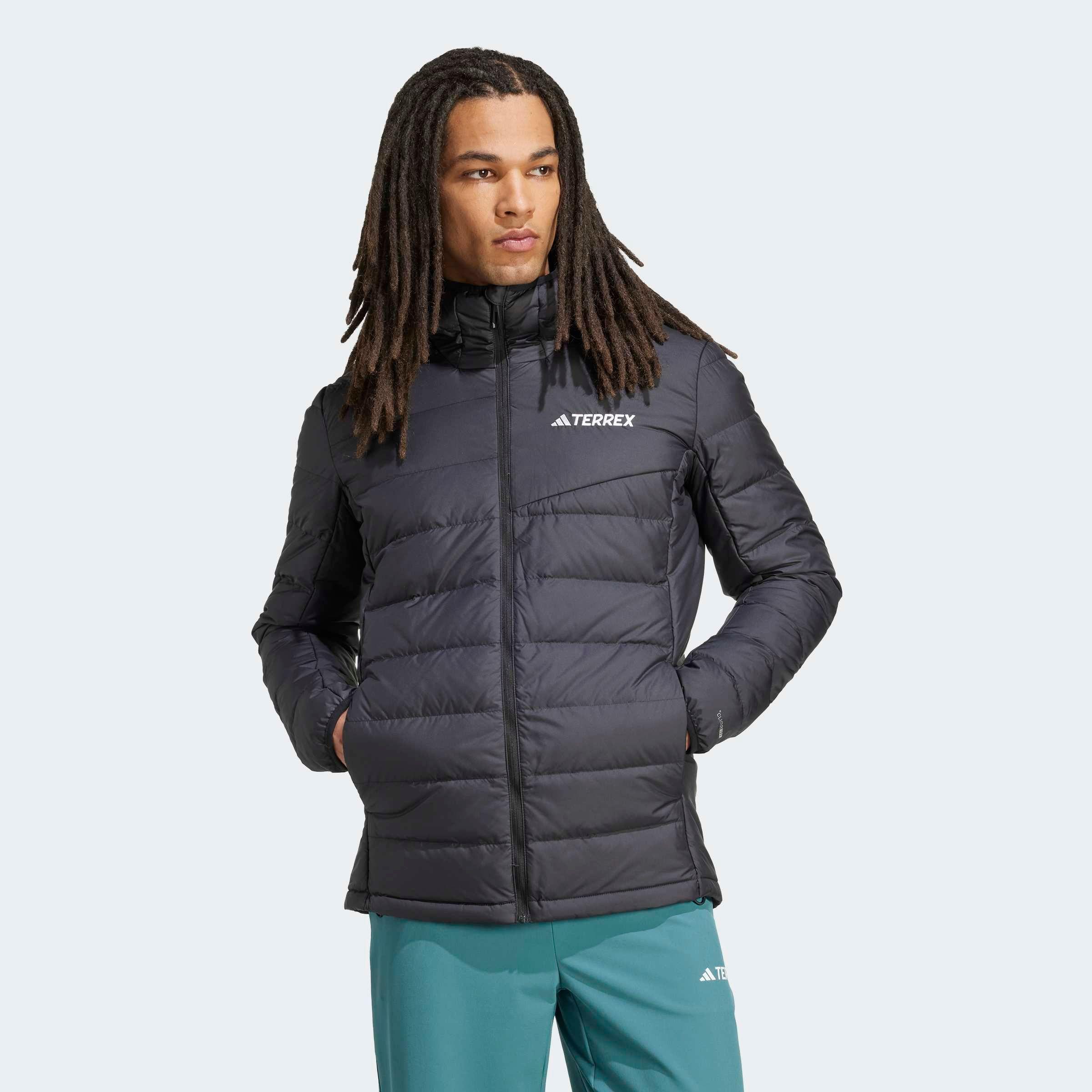 Outdoorjacke Adidas Terrex "Mt Down Ho J", Herren, Gr. Xl, Schwarz, Obermaterial: 100% Polyester. Wattierung: 80% Entendaune, 20% Entenfeder, Jacken Outdoorjacke
