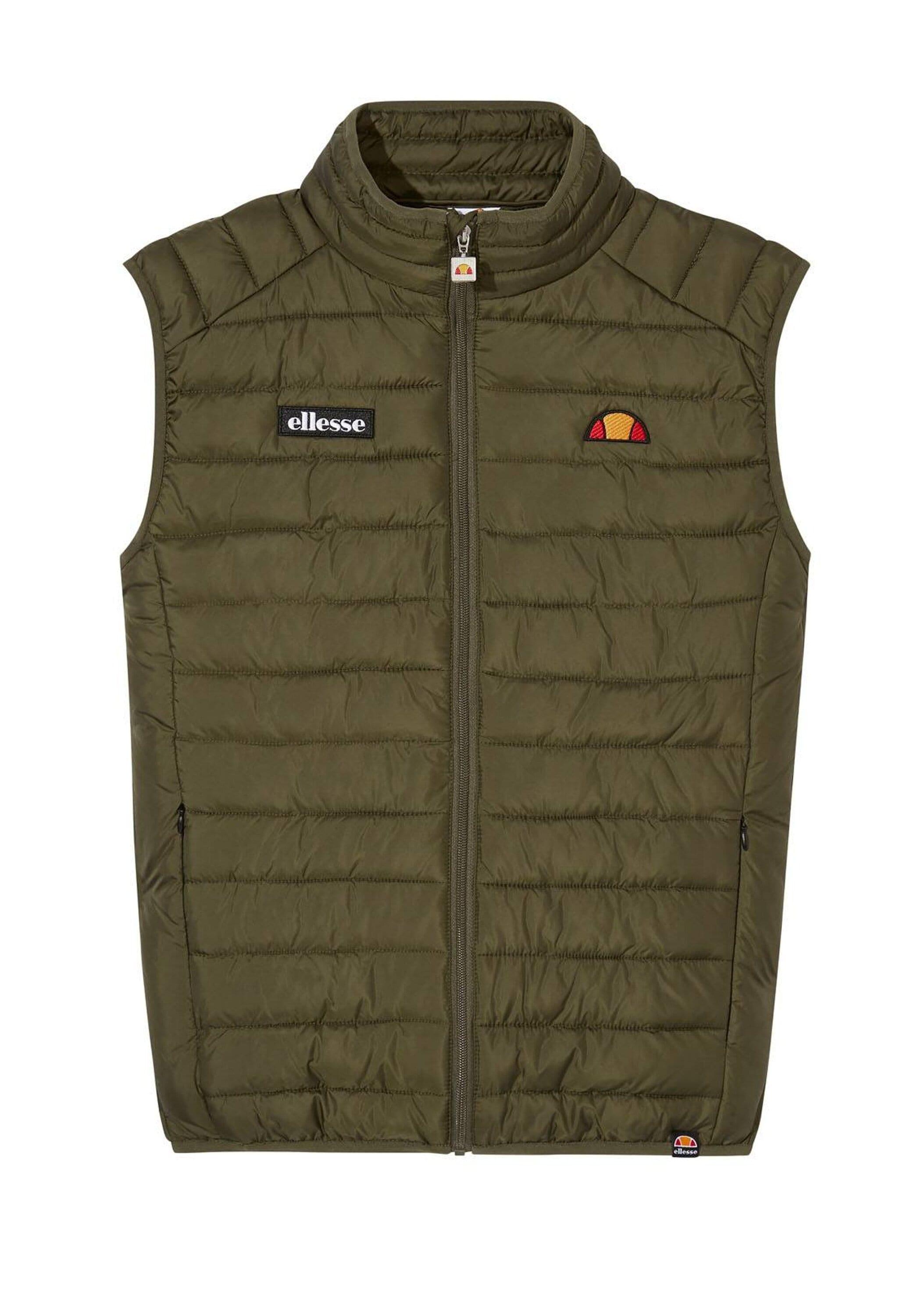 Steppweste Ellesse "Steppweste Bardy Gilet", Herren, Gr. M, GrüN, Obermaterial: 100% Polyester Pes., Westen Steppweste