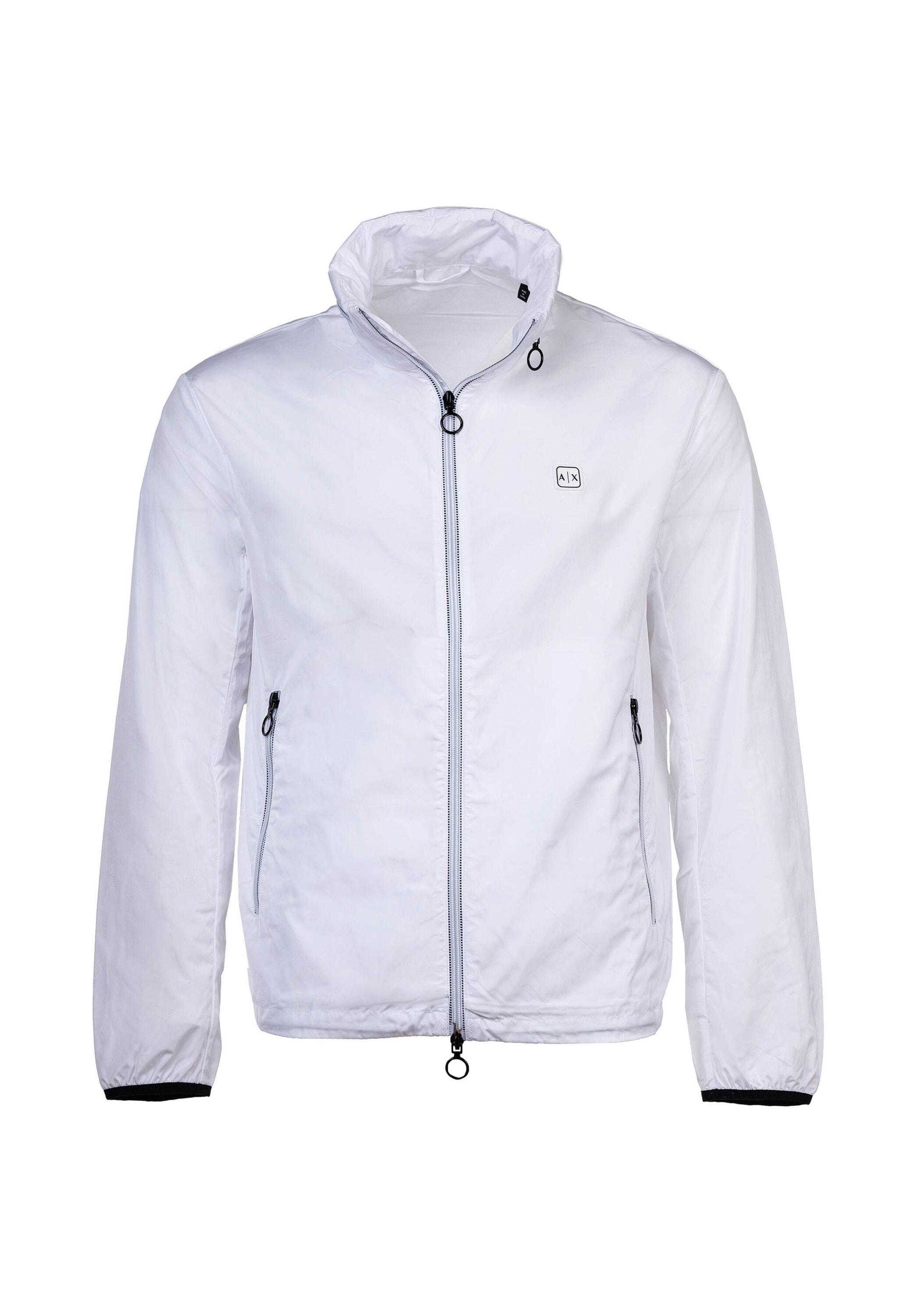 Windbreaker Armani Exchange "ÜBergangsjacke", Herren, Gr. Xxl, Weiß, Obermaterial: 100% Polyester Pes., Jacken Windbreaker