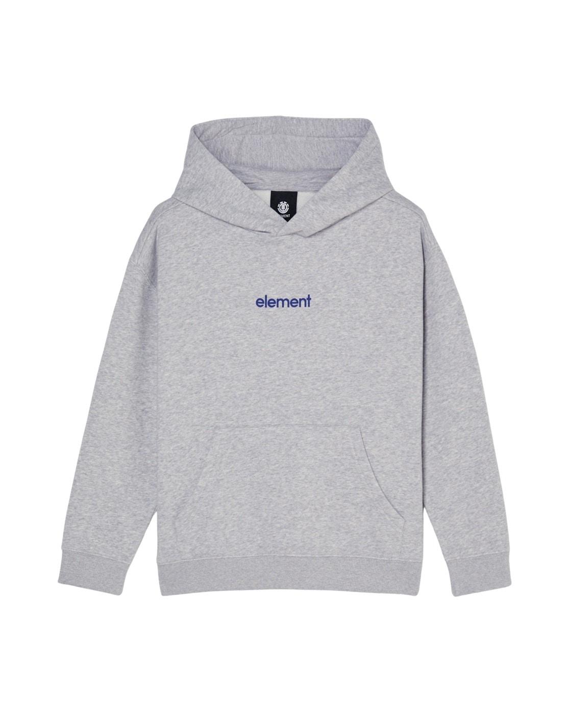 Hoodie Element "Lowcase Bp", Jungen, Gr. 10(140-148Cm), Mid Grau Heather, Obermaterial: 55% Baumwolle, 25% Baumwolle, 20% Polyester., Sweatshirts Hoodie
