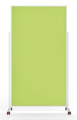 Magnetoplan Mobile Moderationstafel Variopin White, Hoch-/Querformat, 2-Seitig Nutzbar, B 1000 X H 1800 Mm, Filz/Aluminium, GrüN/Weiß