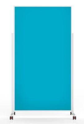 Magnetoplan Mobile Moderationstafel Variopin White, Hoch-/Querformat, 2-Seitig Nutzbar, B 1000 X H 1800 Mm, Filz/Aluminium, TüRkis/Weiß