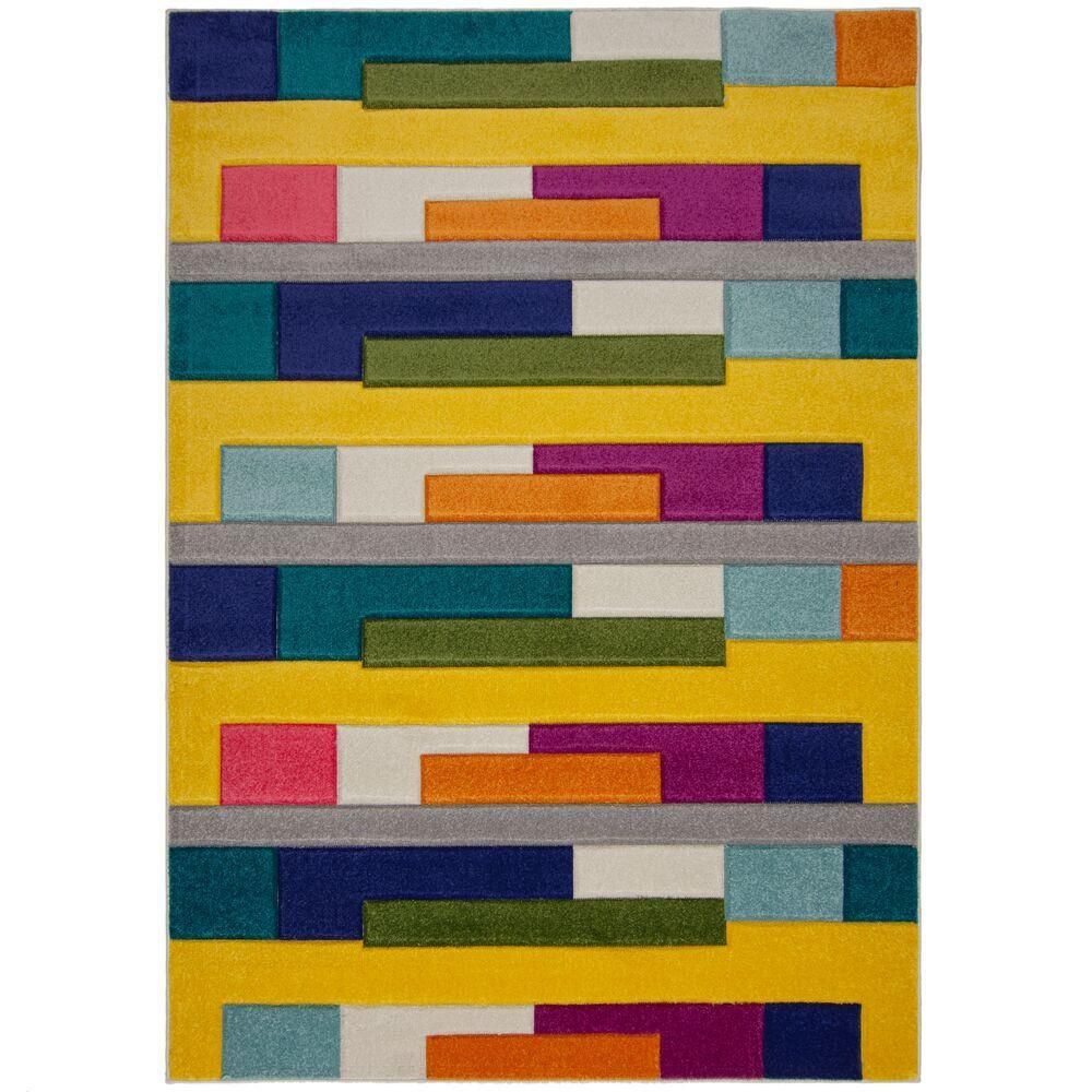 Teppich Moss, Geometrisch-Abstrakt, Bunt, 120 X 170 Cm
