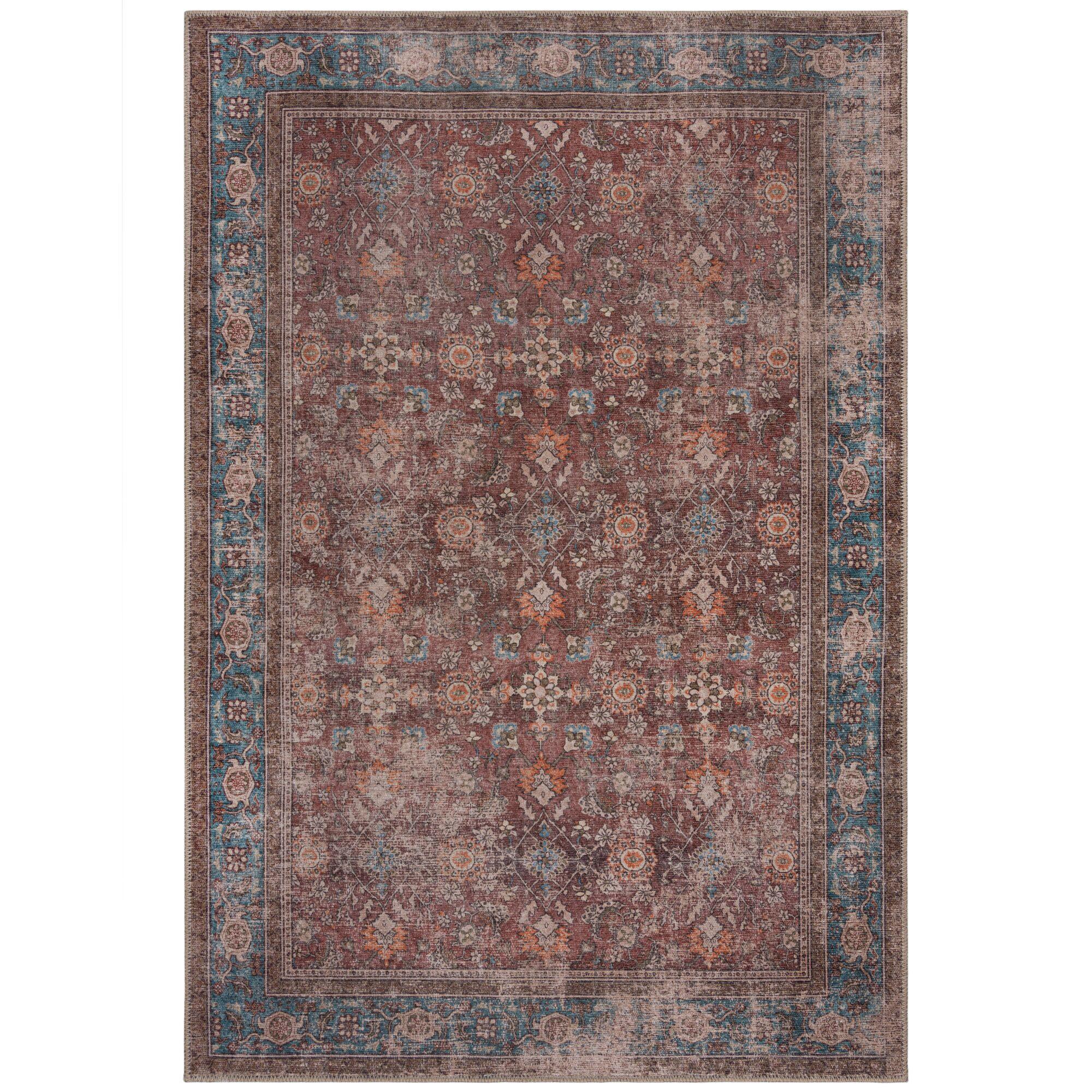 Teppich Waschbar Hurst, Orientalisch, Rot, 190 X 290 Cm