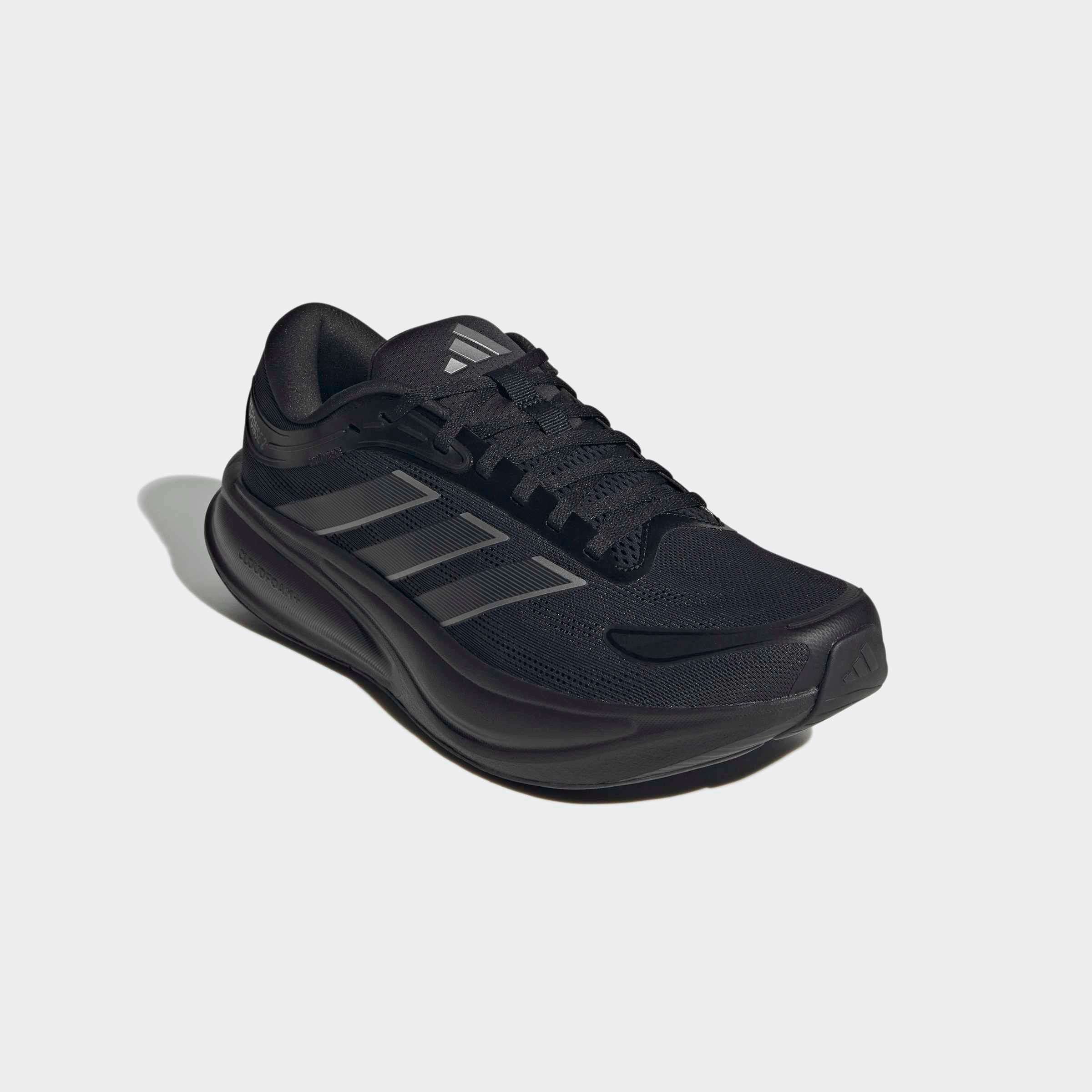 Laufschuh Adidas Performance "Response 2", Herren, Gr. 46,5, Schwarz (Core Schwarz, Core Schwarz, Grau Four), Synthetik, Textil, Schuhe Laufschuh