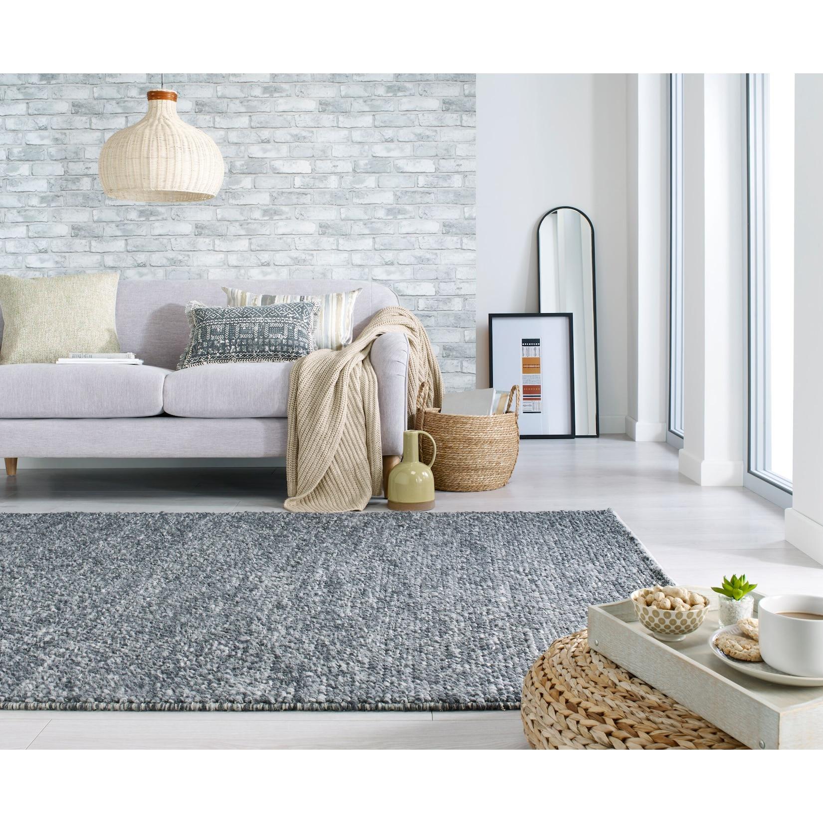 Teppich Uni Anthrazit 160 X 230 Cm - Medway Kadima Design