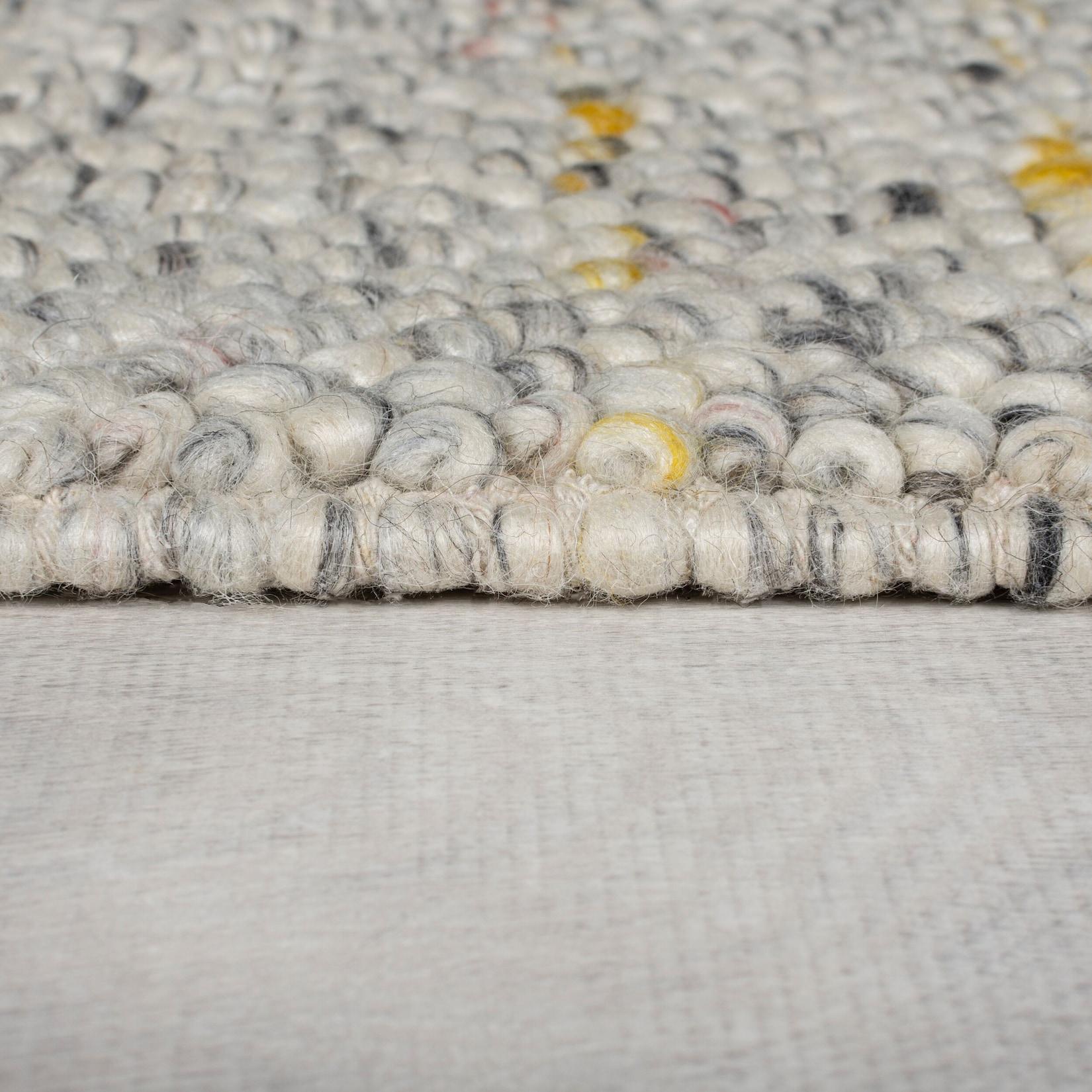 Teppich uni Beige-Bunt 80 x 150 cm - MEDWAY Kadima Design