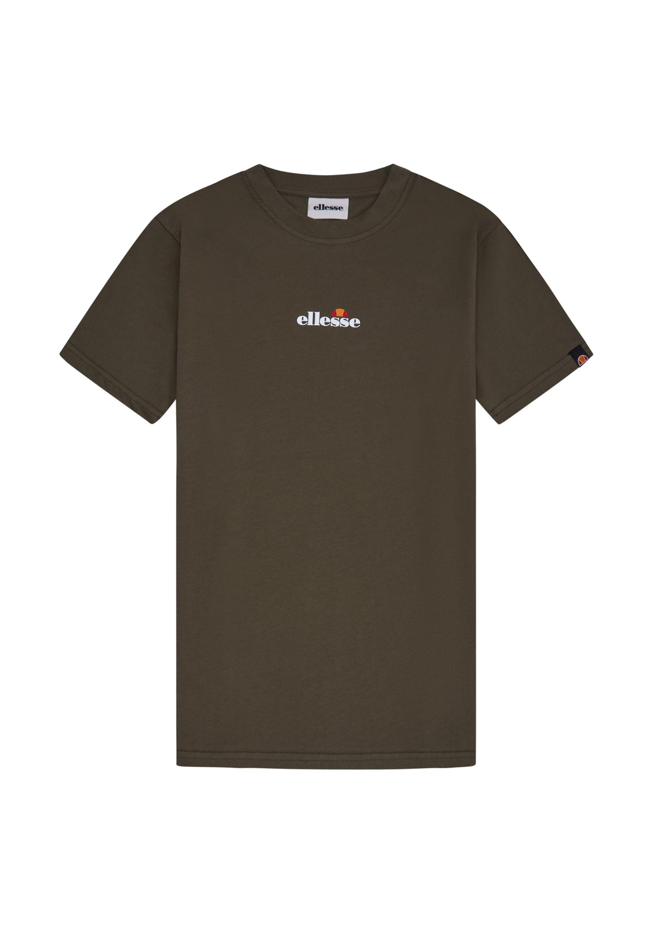 T-Shirt Ellesse "T-Shirt Ollio 2 TEE 1Er Pack", Herren, Gr. L, GrüN (DunkelgrüN), Obermaterial: 100% Baumwolle Co., Shirts T-Shirt