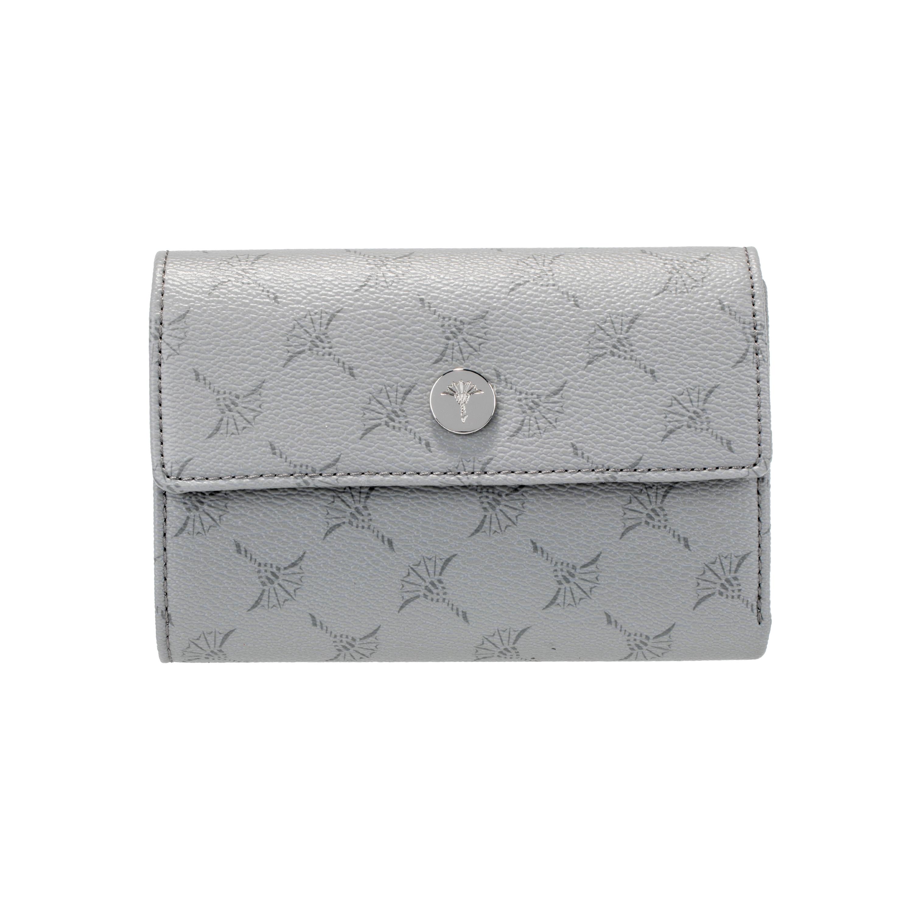 GeldböRse Joop "Cortina 1.0 Cosma Purse Mh10F", Damen, Frost Gray, Lederimitat, Kleinlederwaren, Querformat, Mit Druckknopfverschluss, Aus Lederimitat